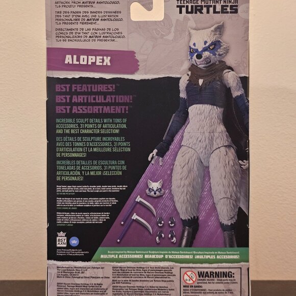 Teenage Mutant Ninja Turtles BST AXN Alopex Vigilante 5" Action Figure - Picture 6 of 9